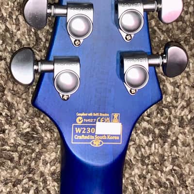 Schecter C-1 Platinum with Rosewood Fretboard 2014 - Present - See-Thru Blue Satin image 9