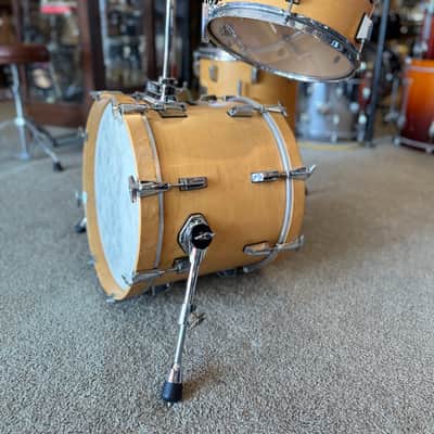 Pearl 12/14/18 World Series Drum Set - Natural Satin image 7