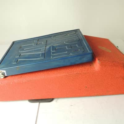 Vintage Univox Super Fuzz Effects Pedal Original Orange Made in Japan Shin Ei image 5
