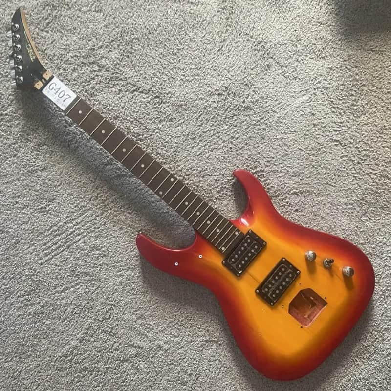 Sunburst HH Electric Guitar, Mahogany Body, Maple Neck, Rosewood Fingerboard image 1