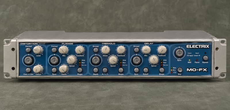 Electrix Mo-FX Time Synchronized Effects Unit 2000s - Blue image 1