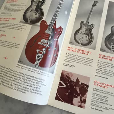 Guild Catalog, Amplifier Catalog Supplement, Catalog Price List, Strings Price List VINTAGE Rare Case Candy Starfire Capri Polara Thunderbird image 3