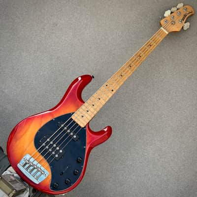 2008 Ernie Ball Music Man StingRay 5 HS Cherry Sunburst w/Case image 2