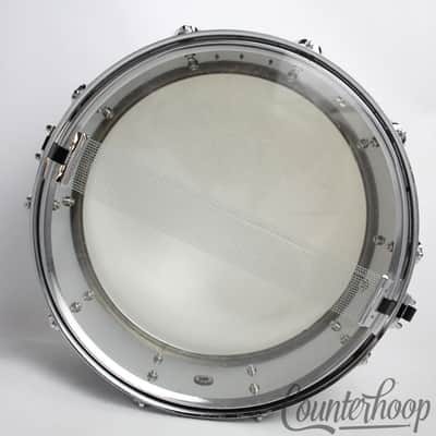 *Rogers Script 14x5" Snare Drum Chrome Steel 10-Lug Brook Mays Era 2000s Taiwan* image 9