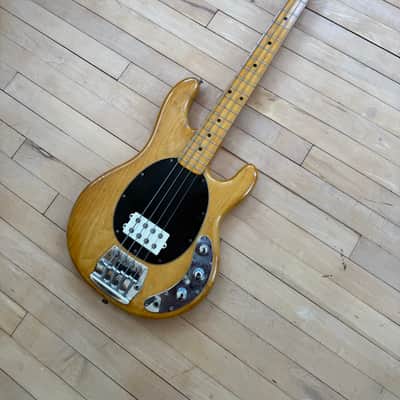 1976 Musicman Stingray Bass Guitar Natural image 1