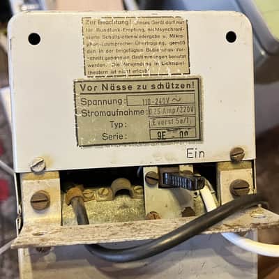 Rare Siemens 5a/1 tube mic preamplifier Maihak V41 great natural sound image 2