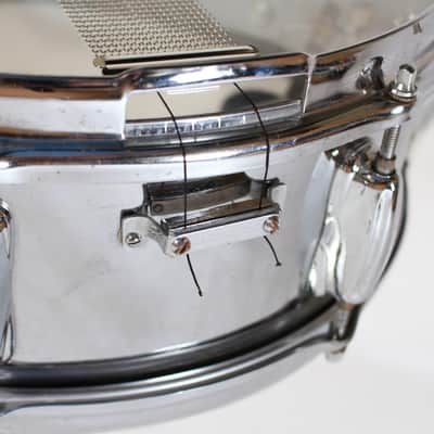 Vintage 70's Slingerland Model No. 141 Festival 5"x14" 8-Lug Chrome Over Steel Snare Drum image 11
