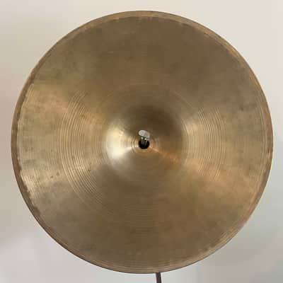 Zildjian 13" A. Zildjian '60s Stamp Hi-Hat Cymbals (Pair) 1960s - 760g and 1174g image 8