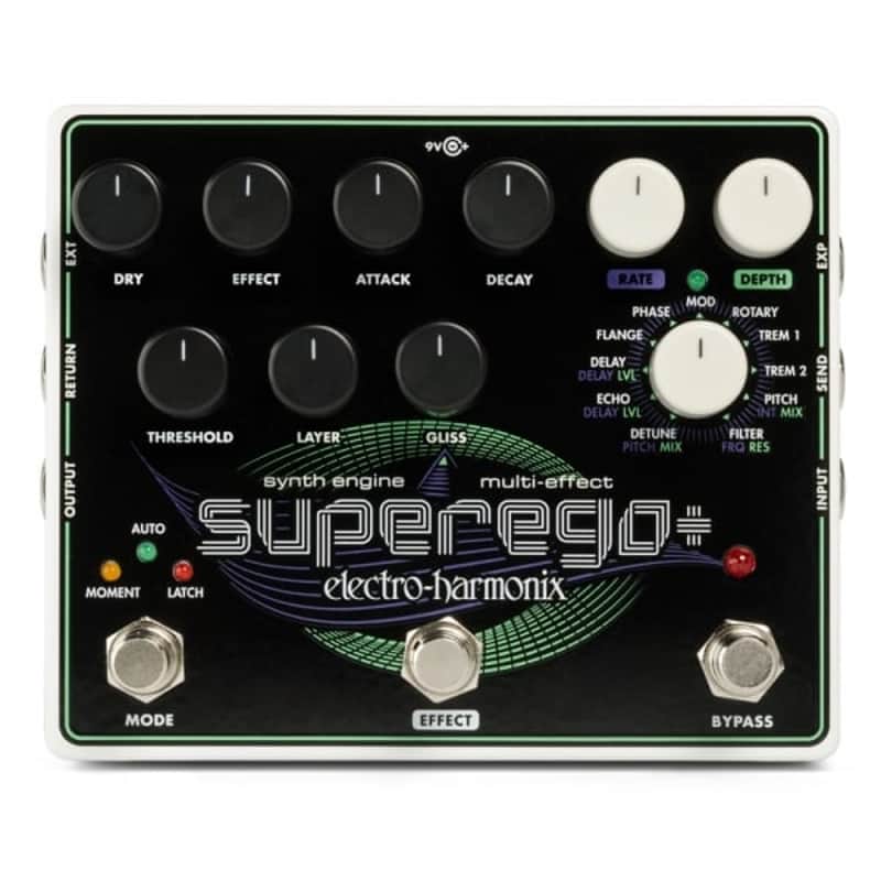 Electro Harmonix Superego Plus Synth Engine / Multi Effect Guitar Pedal image 1