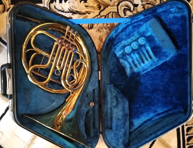 Yamaha YHR-313 Single French Horn, Japan, with Yamaha case, Good Condition image 1