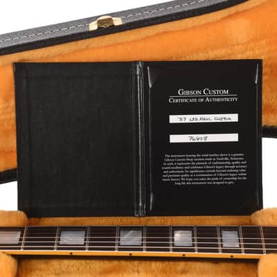 Gibson Custom Shop 1957 Les Paul Custom "CME Spec" Heavy Antique Silverburst VOS w/60 V3 Neck (Serial #76408) image 9