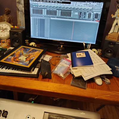 Roland VS 2480CD Workstation W/Rolling case 2000's image 18