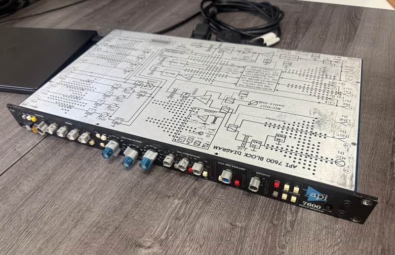 API 7600 Input Module — Classic API Mic Pre / 550A EQ / 225L Compressor image 1