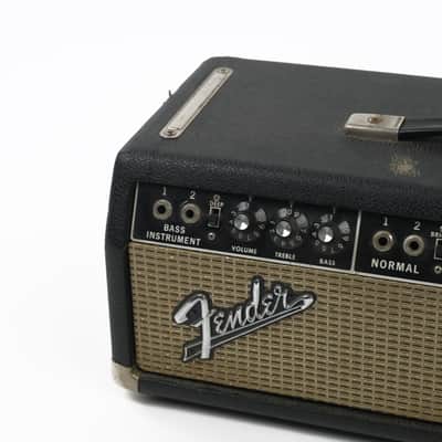 Vintage Fender Bassman Black Panel Head Owned by Miguel Briseño of Lord Huron image 4