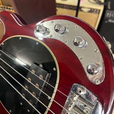 Ernie Ball Music Man 30th Anniversary StingRay 4 H Trans Red image 17