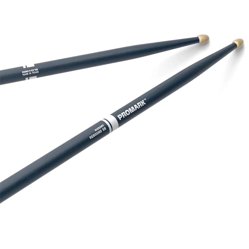 Promark Rebound 5B Painted Acorn Wood Tip Drumsticks - Blue image 1