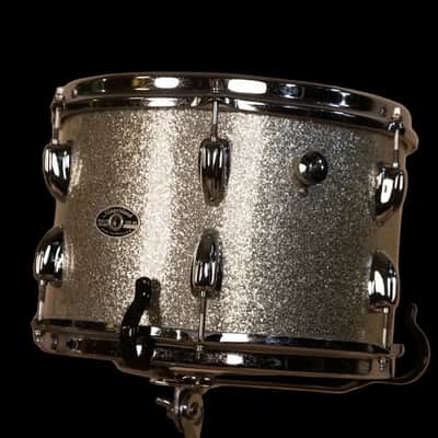 Slingerland Drumset Sparkling Silver Pearl 60`s - Sparkling Silver image 10