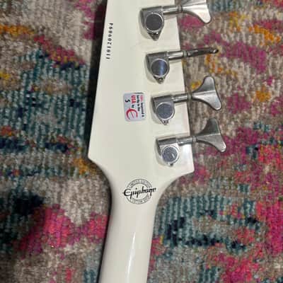 Epiphone, Custom Shop Thunderbird 2000's - Alpine White image 5
