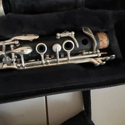 Normandy 4 Wood Clarinet With Case No Mouth Piece or Barrel Joint image 2