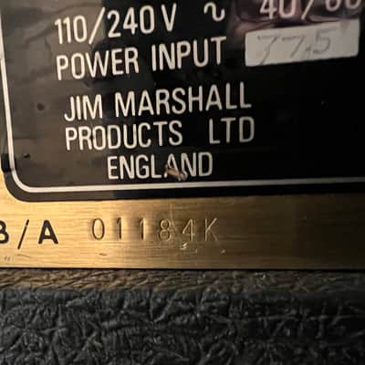 MARSHALL JMP SUPER BASS 1992 Mark II de 1978 image 5