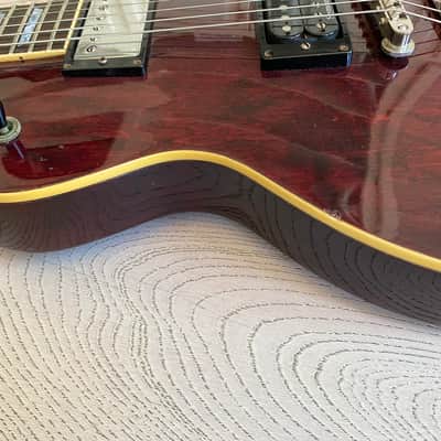 1970s Greco Les Paul Standard See Through Red Order Made Maxon U3000 Seymour Duncan SH-15 Japan Vintage image 11
