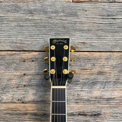 Used Martin D-35 Johnny Cash Signature Acoustic Guitar - Black w/OHSC image 4