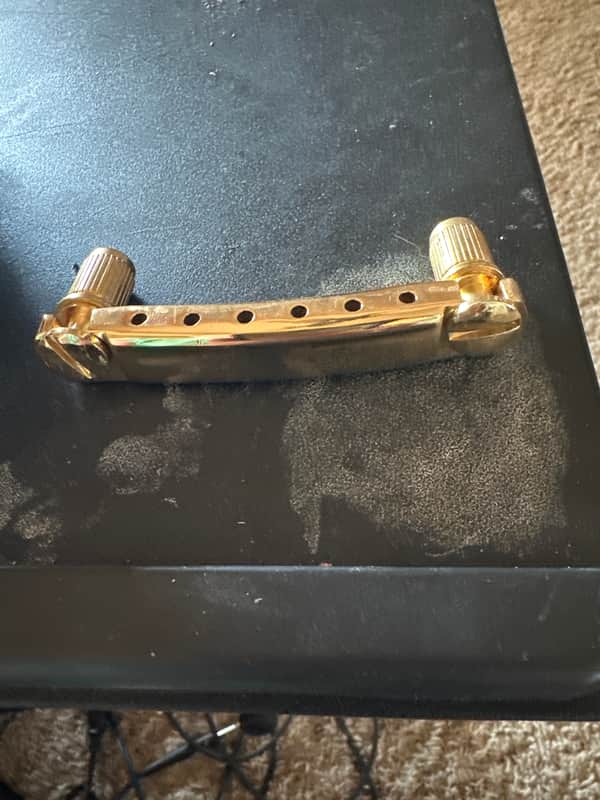 Unknown gold stop tail piece 2000’s - gold image 1