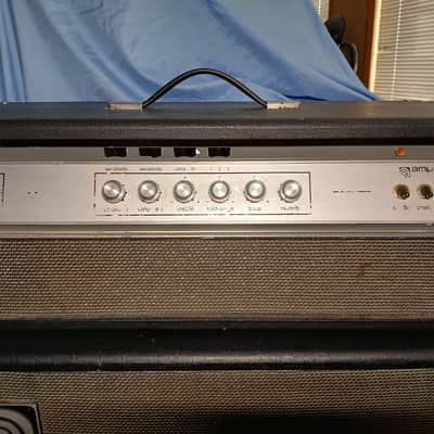 1972 AMPEG V4 100 Watt Tube Guitar Amp With Original 4 X 12" Cabinet image 2