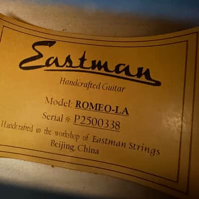 Eastman Romeo LA Semi-Hollow Celestine Blue w/ Hard Case & Free Pro Setup image 15