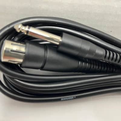 Shure 15 ft XLR 3-Pin Female to 1/4" TS Male Cable Mono Phone Plug Unbalanced Mic Shielded Microphone Instrument Audio Cord Console Guitar Mixer Amp Quarter Inch 15 Feet 1/4 Inch image 2