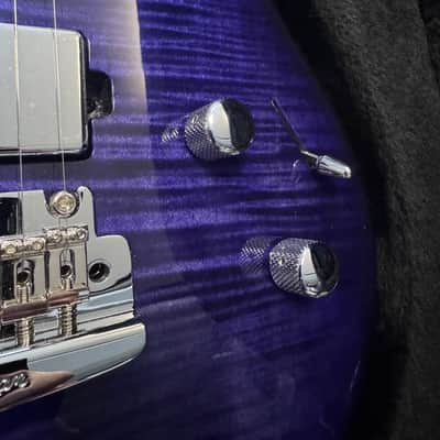 Ernie Ball Music Man Luke 4 HH Maple Top Grape Slushie image 5