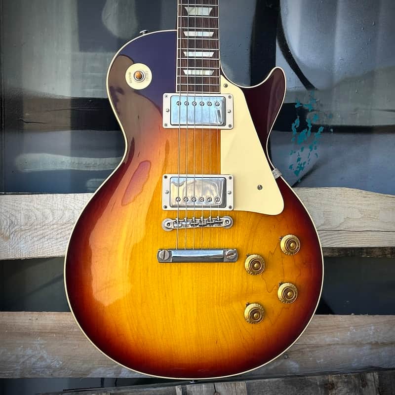 2023 Gibson Custom Shop 1958 Les Paul Standard VOS Bourbon Burst w/Case image 1