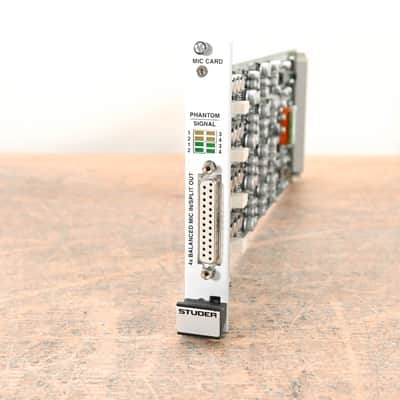 Studer Mic/Line In Card for D21m Modular I/O System CG01HDW image 1