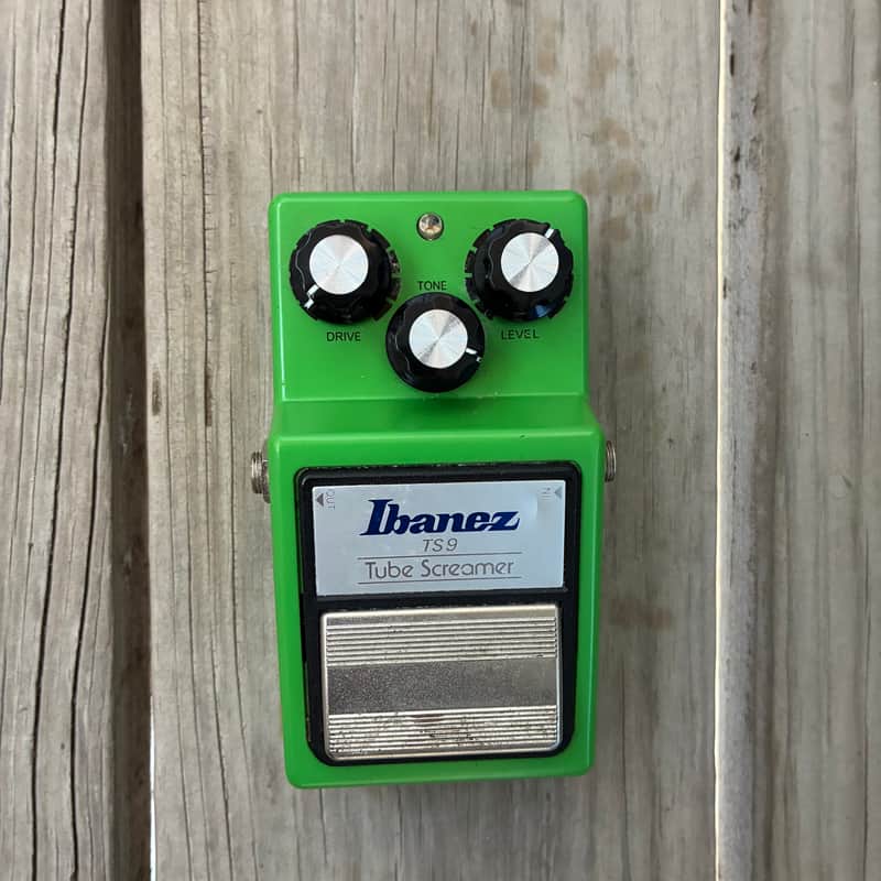 Ibanez TS9 Tube Screamer 2002 - Present - Green vintage style electric guitar tube screamer image 1