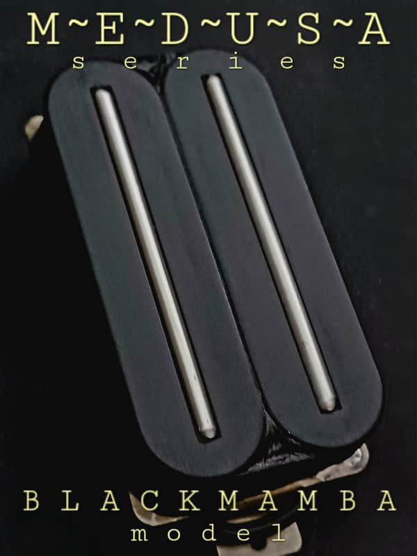 Handwound Humbucker Pickup- Hot Rails 16k BlackMamba, Neodymium Manley Handwounds image 1
