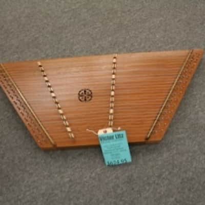 Folk Craft Hammer Dulcimer with case natural image 1