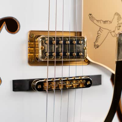 Gretsch Synchromatic Falcon Electric Guitar – Snowcrest White image 6