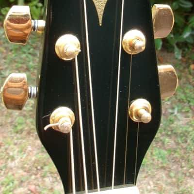 K. Yairi 1992 YD87 Made In Japan Built in Electronics Black+Hard Case image 6