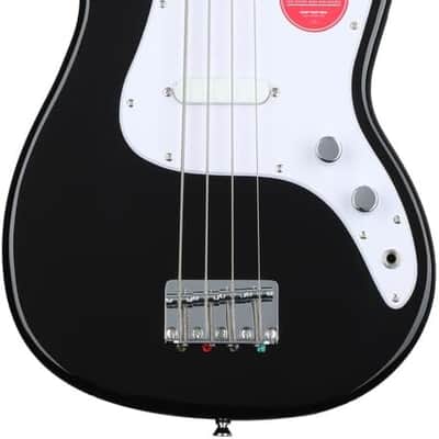 Squier Squier Sonic Bronco Bass, Black, Laurel Fingerboard image 4