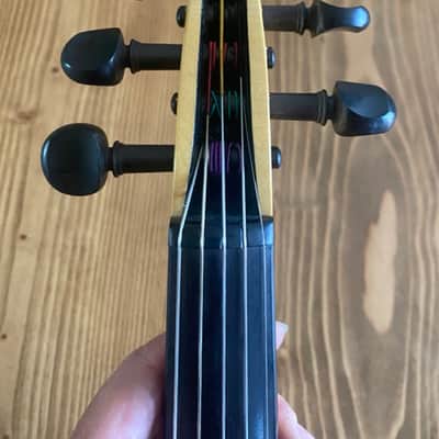 Rare: Tucker Barrett Luma - 5 string electric Violin/Viola - Hawaiian Koa wood image 15