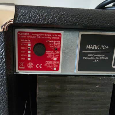 Mesa Boogie Mark IIC+ DRG Reissue 75-Watt Simul-Class 2026 110v Usa image 6