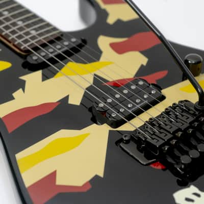 2005 ESP LTD GL-500k George Lynch Signature Guitar with Case - Kamikaze image 8