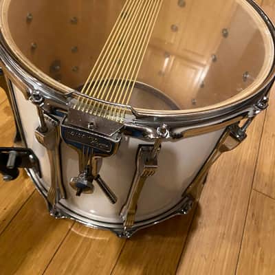 Ludwig 12" x 14" White Wood Marching Snare Drum w/ Case and Carrier image 4