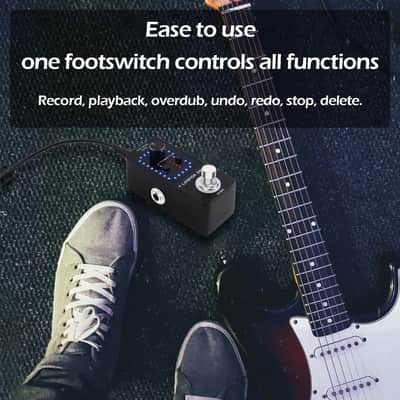 M-VAVE Loop Pedal Pro- 40 Mins Looping Time 9 Loops Professional Guitar Looper Pedal With Tuner for Electric Guitar (Price includes the import duty for US buyer) image 7