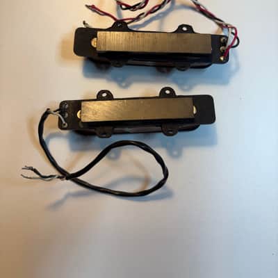 Vintage Schecter Bass Pickups 80s - Black Jazz Style Center Tap Hot Thick image 2