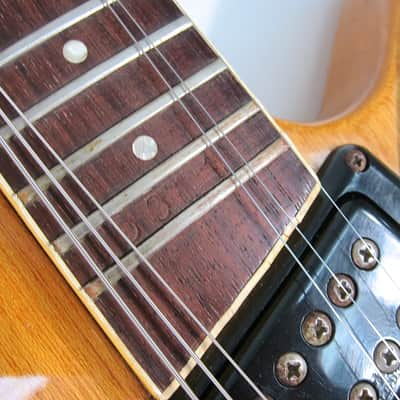 Vintage 1972-1973 Mosrite 350 Stereo Solid Body Electric Guitar Natural Mahogany Clean All Original! image 24