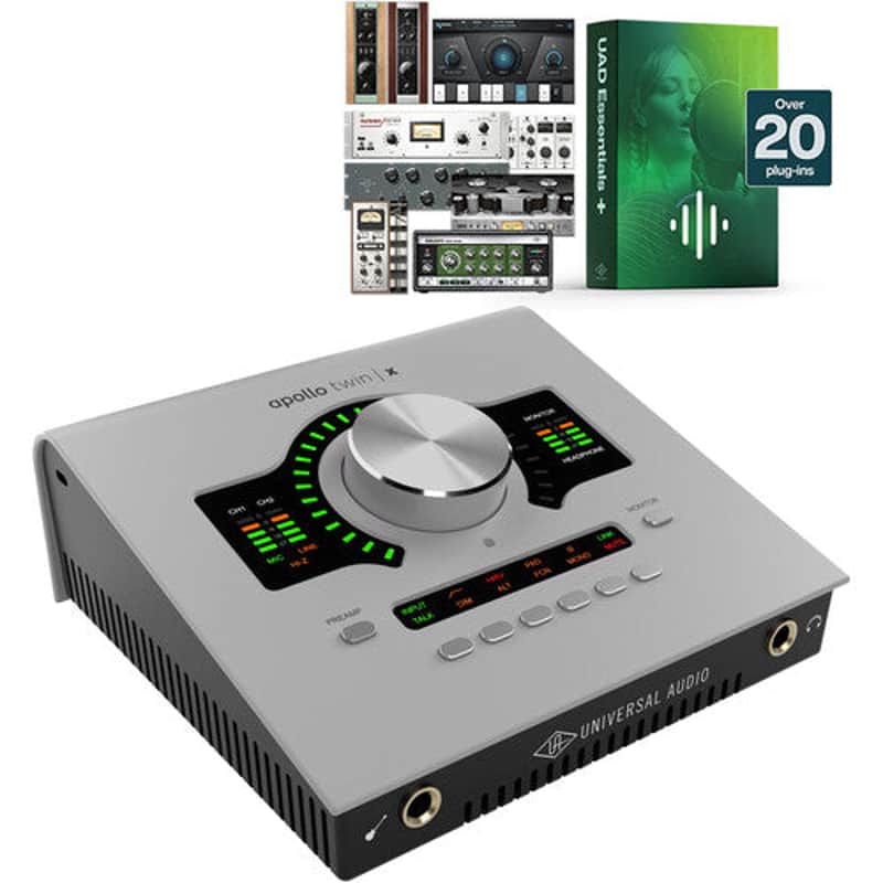 Universal Audio UA-APTXQG2-ESS-U Apollo Twin X QUAD Gen 2 Essentials+ 10 x 6 Thunderbolt Audio Interface with UAD DSP image 1