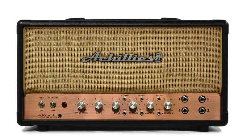 Achillies Argos 40w Head Hand Wired Amp - Black Taurus Copper image 1