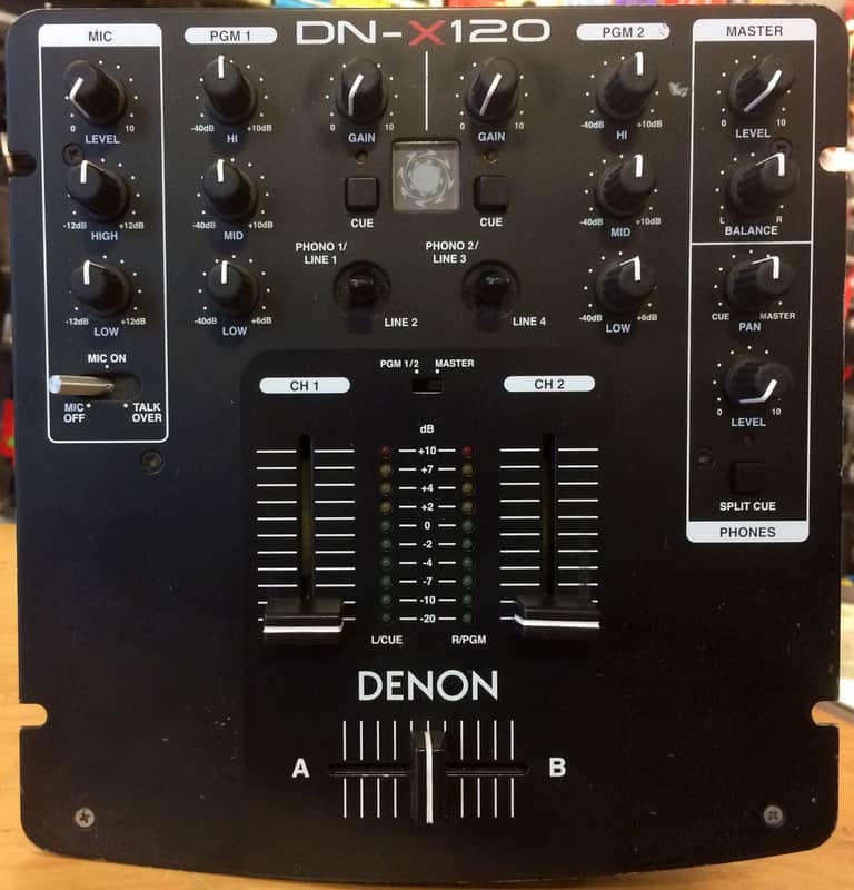 Denon DN-X120 Compact Performance 2-Channel DJ Mixer | Reverb