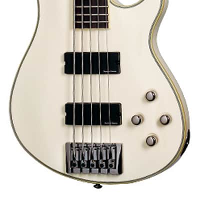 Schecter Blackjack ATX C-5 5 String Bass Guitar, Aged White AWHT NEW image 7